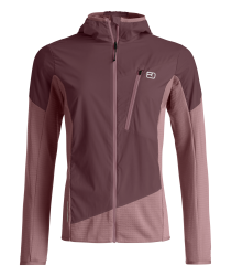 Mikina ORTOVOX Trace Hybrid Jacket Women's Chestnut